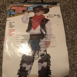 Toddler boy cowboy costume